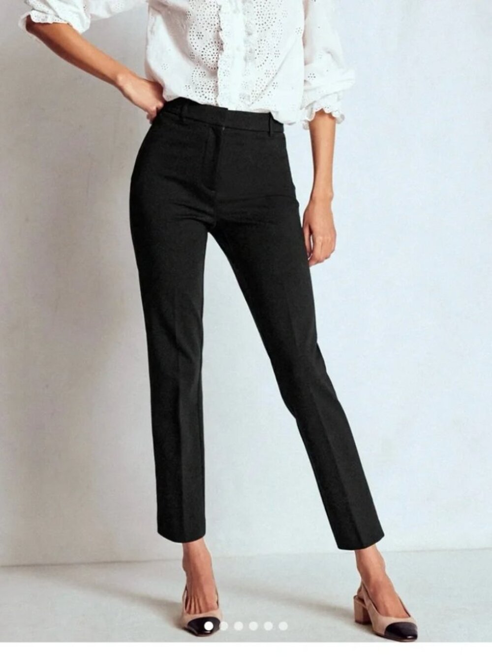 Boden Highgate Ponte Pants In Black Size 10L